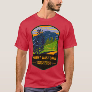 T-shirt Mount Washburn Yellowstone National Park