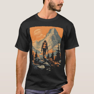 T-shirt Mountain Adventure Randonnée
