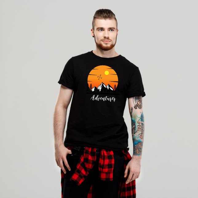 T-shirt "Mountain Adventure Randonnée Explorer : (Adventure.)