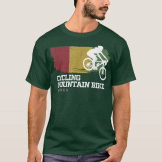 T-shirt Mountain Bike Guinea MTB Biker Biking Womens Cycli