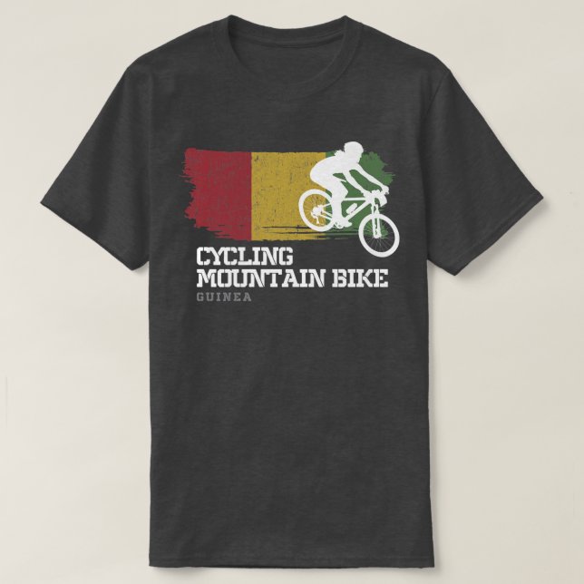 T-shirt Mountain Bike Guinée (Design devant)