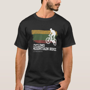 T-shirt Mountain Bike Lituanie Mtb Downhill Biker Biker