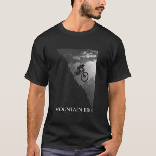 T-shirt Mountain Bike Mtb Nature Mounts Retro Wave Vint