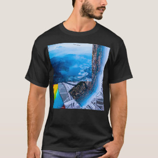 T-shirt Mountain City Collage Long