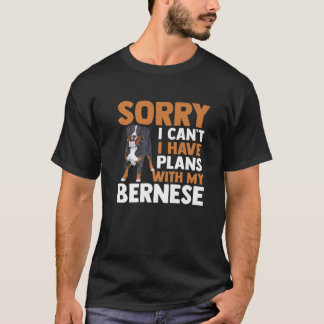 T-shirt Mountain Dog | Désolé I Cant I Have Plan Wit