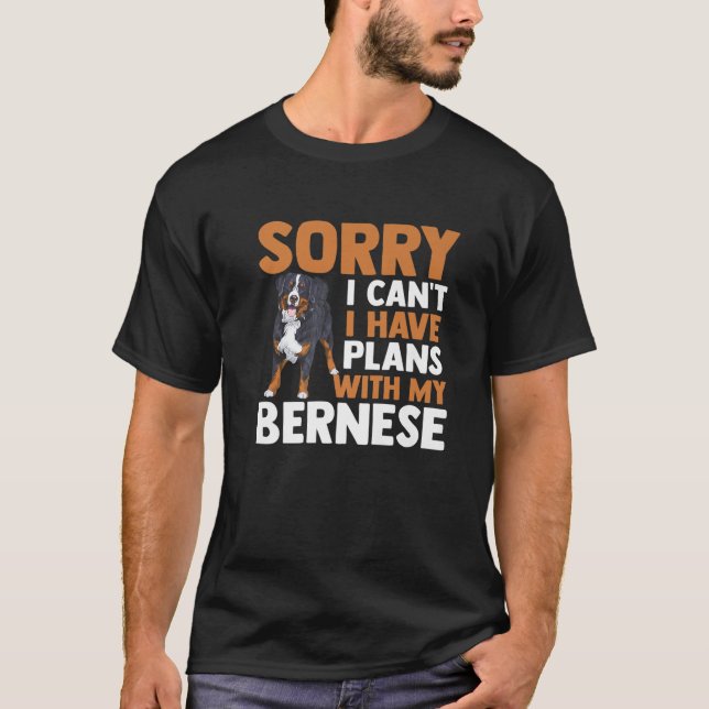 T-shirt Mountain Dog | Désolé I Cant I Have Plan Wit (Devant)