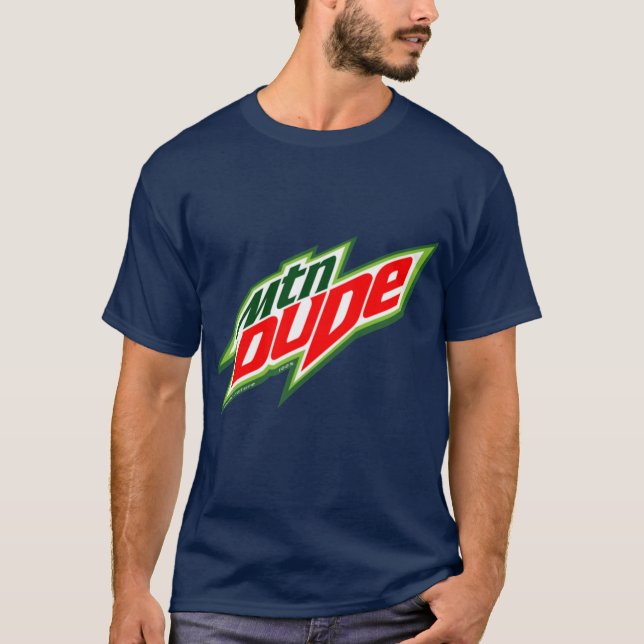 T-shirt Mountain Dude Reloaded gift (Devant)