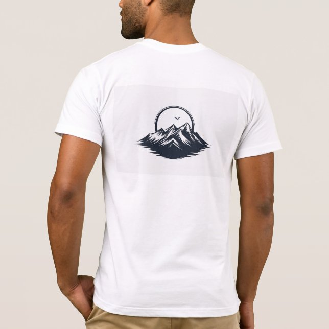T-shirt Mountain graphic, parfait pour la nature l (Dos)