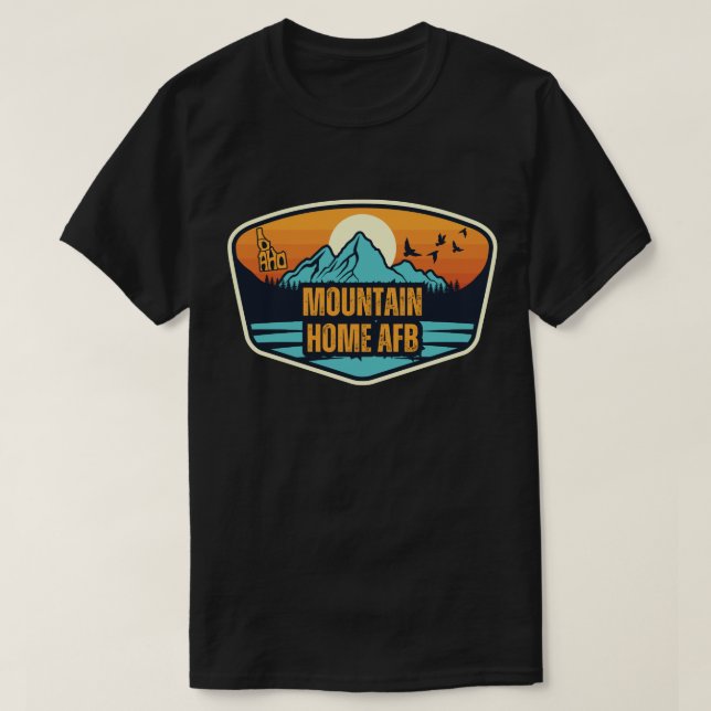 T-shirt Mountain Home AFB, Idaho (Design devant)