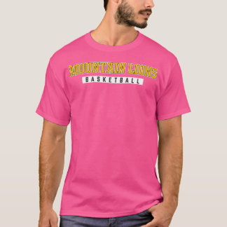T-shirt Mountain Lions Basketball Tucker Comté High Schoo