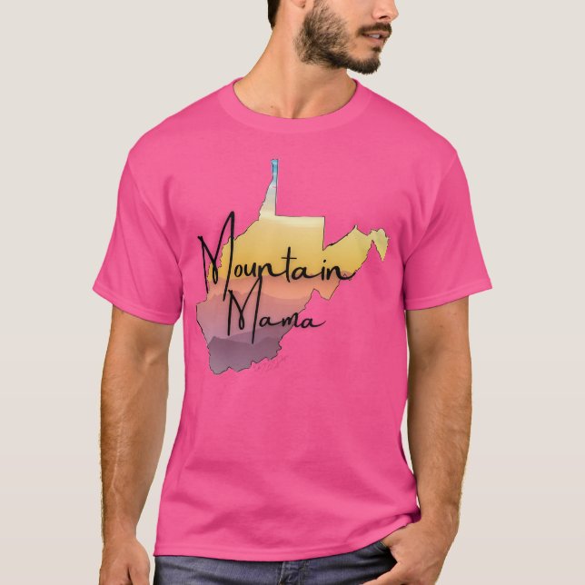 T-shirt Mountain Mama active (Devant)