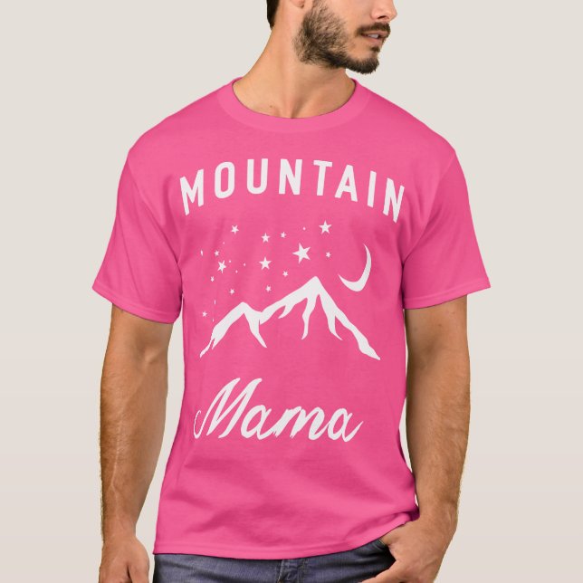 T-shirt Mountain Mama Femmes Camping De Grands Cadeaux Pou (Devant)