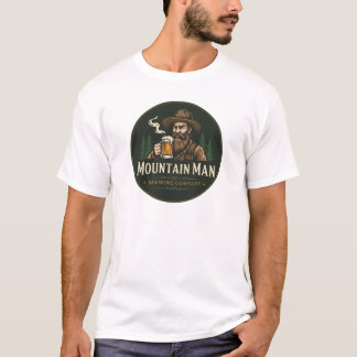 T-shirt Mountain Man brasserie co-graphique tee