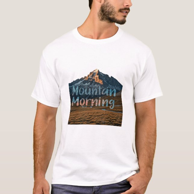 T-shirt Mountain Mornings Tee (Devant)