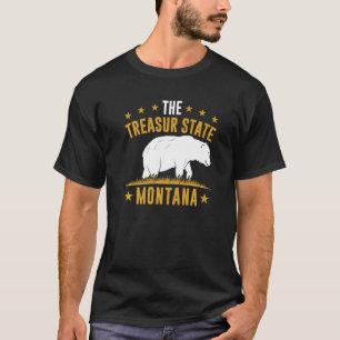 T-shirt Mountain Nature Accueil Le Trésor Etat Montana