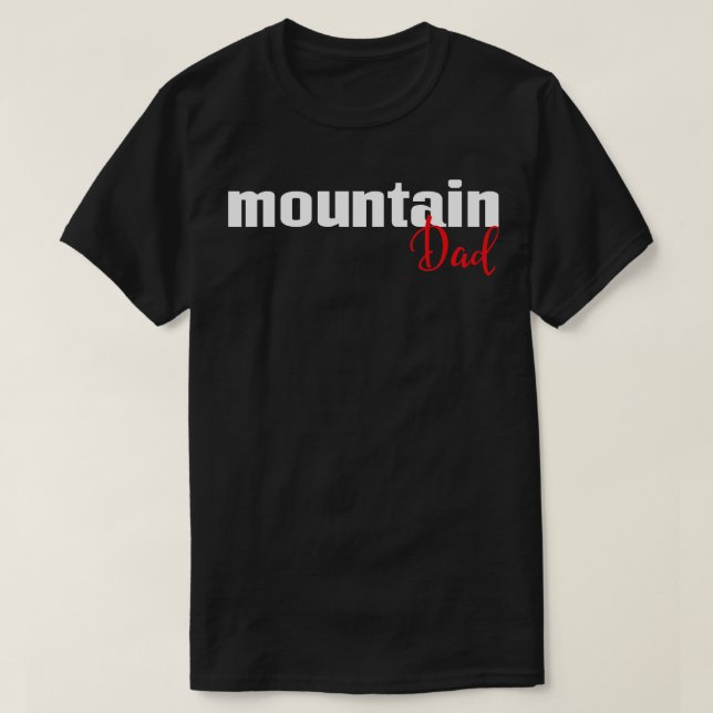 T-shirt Mountain Papa 1 (Design devant)