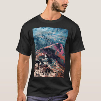 T-shirt Mountains 2 Baseball  Sleeve