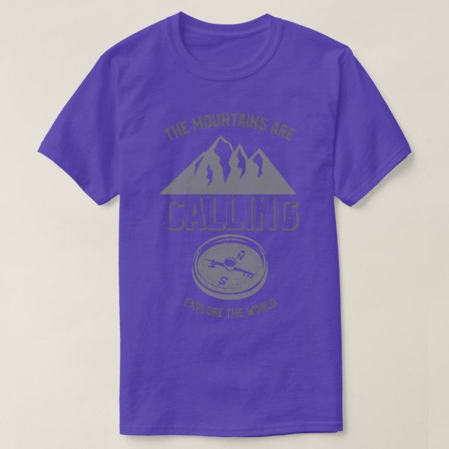 T-shirt Mountains Are Calling 2 (Design devant)