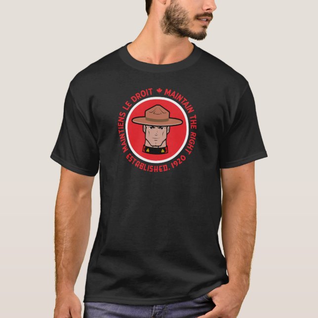 T-shirt Mountie canadien (Devant)