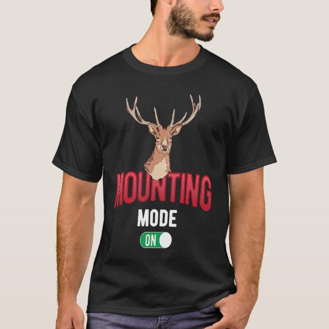 T-shirt Mounting Mode On Deer Taxidermist (Devant)
