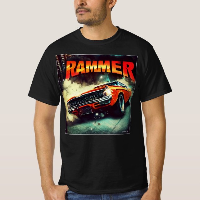 T-shirt MOUSCLE CAR HALLOWEEN [Rammer] 035 (Devant)