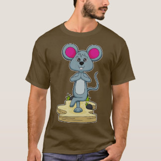 T-shirt Mouse at yoga