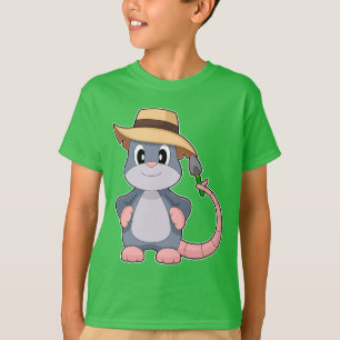 T-shirt Mouse Farmer Garden