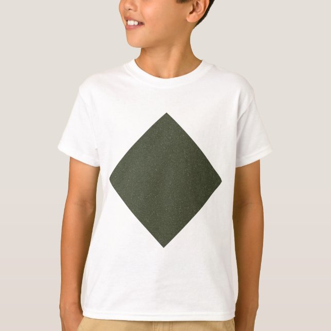 T-shirt moussant Diamant Vert pour enfants (Devant)