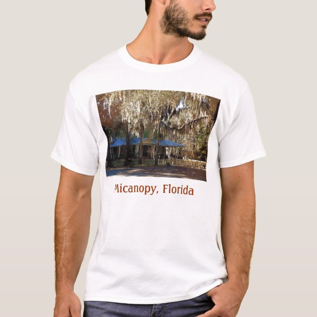 T-shirt Mousse espagnole, Micanopy, la Floride (Devant)