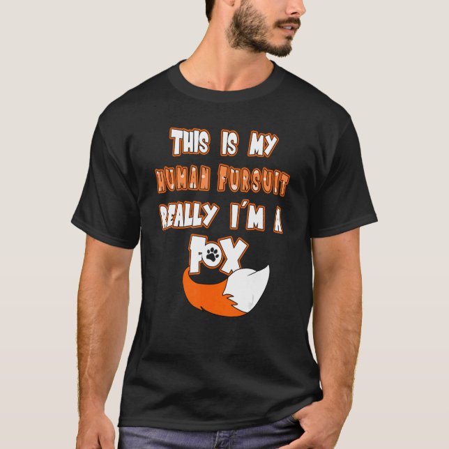 T-shirt Mousse humaine Mignonne Fandom Fox (Devant)