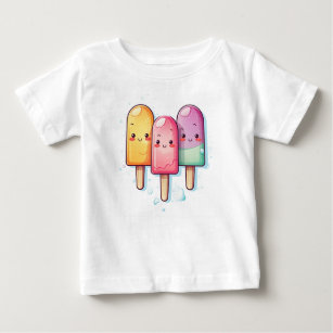 t-shirt mousseux glaces popsicles