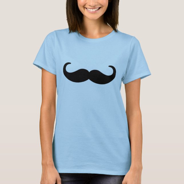 T-shirt moustache (Devant)