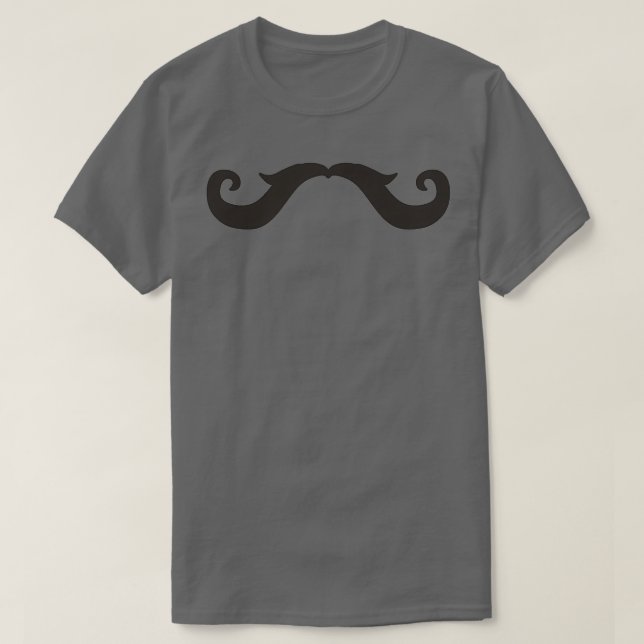 T-shirt Moustache artistique (Design devant)