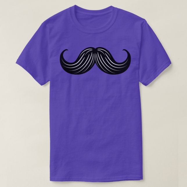 T-shirt Moustache curée (Design devant)
