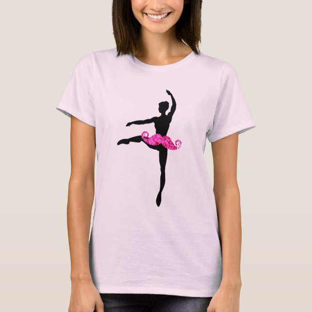 T-shirt Moustache de ballerine (Devant)