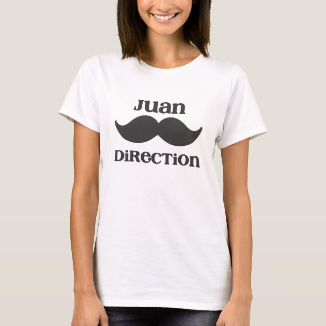 T-shirt Moustache de ~ de direction de Juan (Devant)