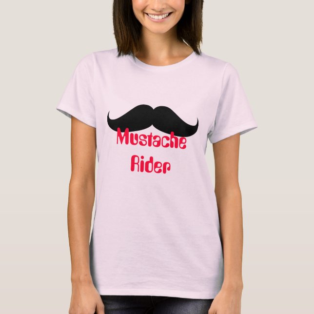 T-shirt Moustache de guidon (Devant)