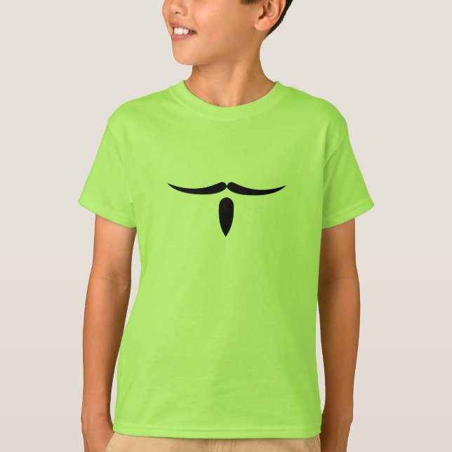 T-shirt Moustache de mousquetaire (Devant)