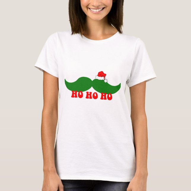 T-shirt Moustache de Noël (Devant)