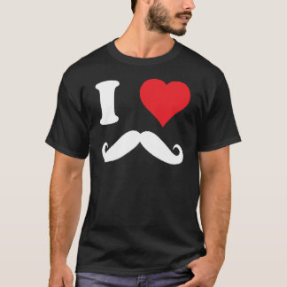 T-shirt moustache du coeur i ! ! !