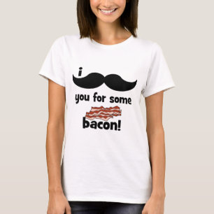 T-shirt Moustache I vous pour du lard