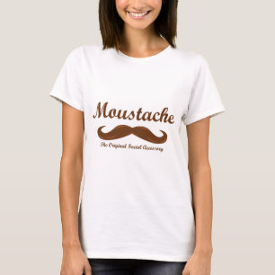 T-shirt Moustache - l'accessoire facial original