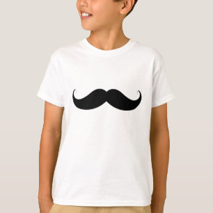 T-shirt Moustache/moustache de guidon