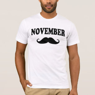 T-shirt Moustache novembre