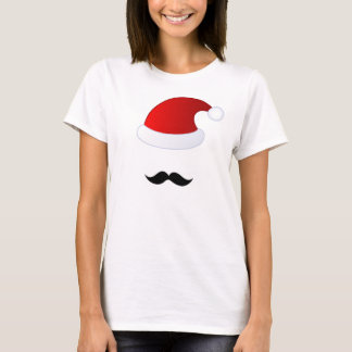T-shirt Moustache Père Noël