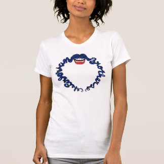 T-shirt moustache perlorian