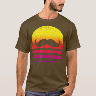 T-shirt Moustache Style Rétro Vintage 1