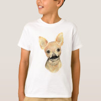 Moustache sur une mignonne humour de chien
