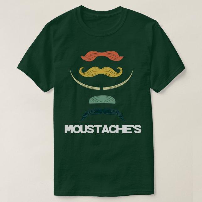 T-shirt Moustaches 2 (Design devant)