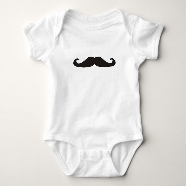 T-shirt moustaches rétro hipsters (Devant)